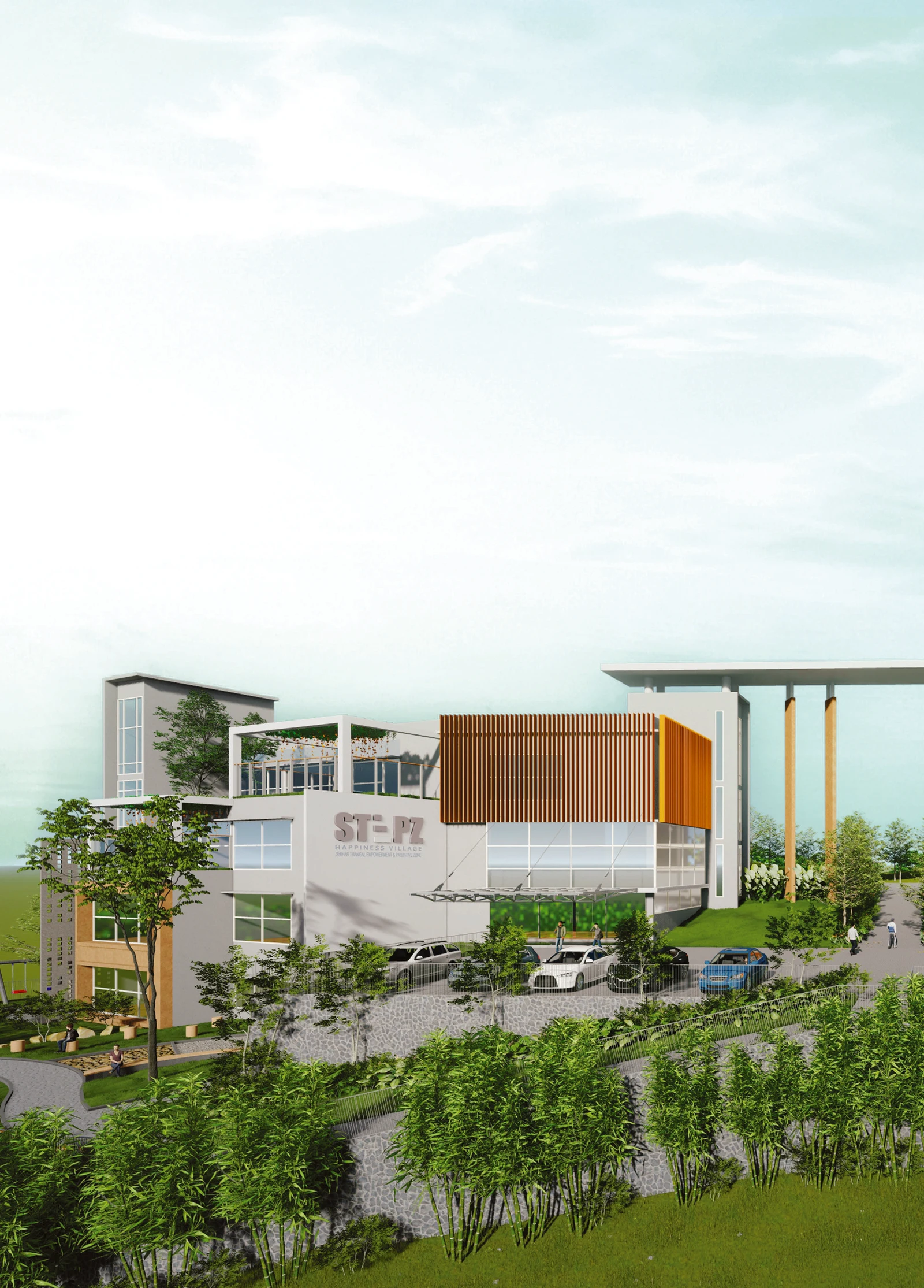 Architectural vision of the proposed STEPZ campus